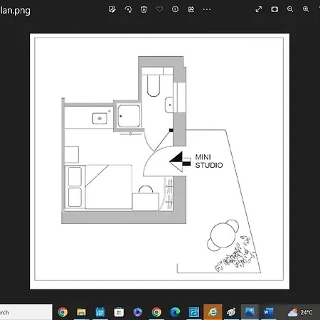 Apartmán Mini With Private Patio And Free Parking